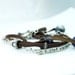 Leather and Silver Bracelet with Blue Gemstones - HandStamped Bar - Custom and Personalized - Recycled Metal - Leather Jewelry