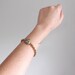 no. 495 - pyrite heart bracelet