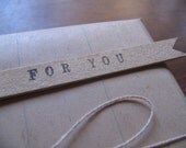 For You - gift tags (set of 10)