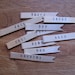 Personalized Gift Tags (set of 10)