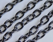 15 feet of Gunmetal coated over steel Extension chain 4X6mm
