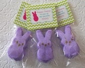 Printable Easter Bunny Peep Mini Bag Toppers