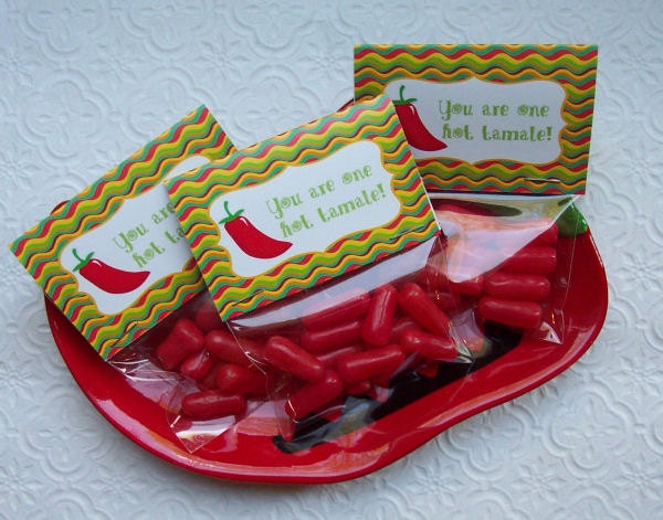 Printable Cinco De Mayo Hot Tamale Mini Bag Toppers