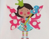 Personalized Princess Fairy with Number Wand