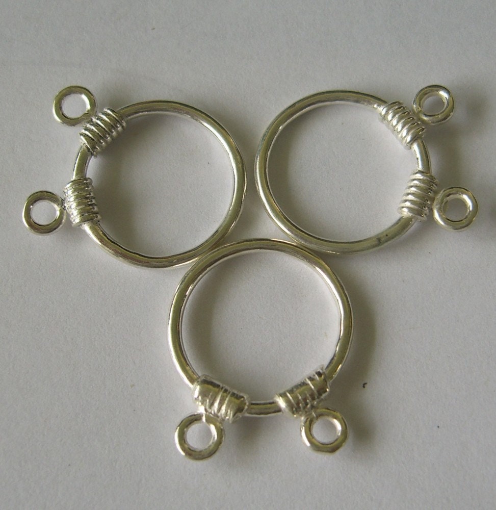 Sterling silver eyeglass loop holder by AllNaturalWonders on Etsy