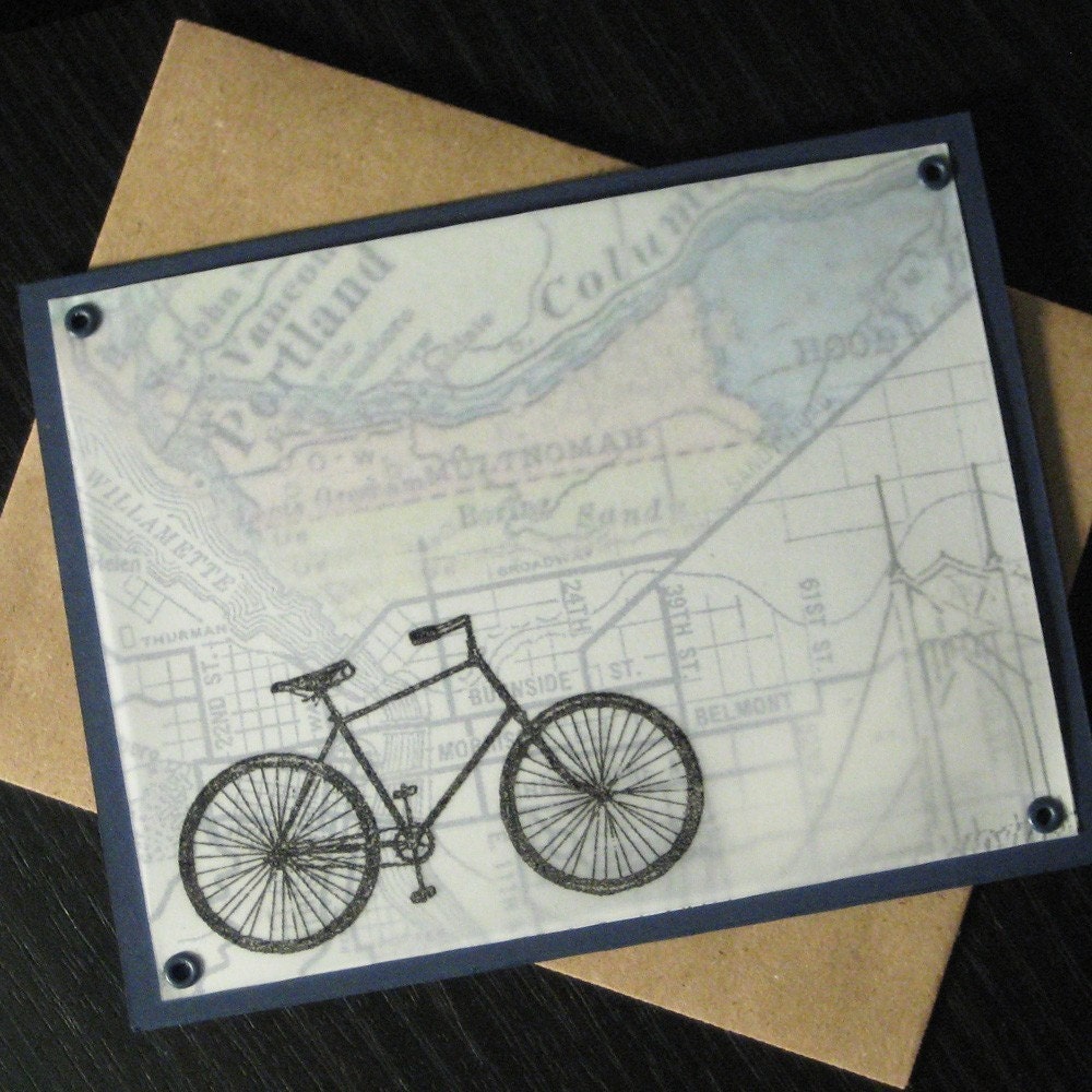 Portland - Screen-Printed Card
