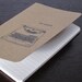 Do Work - Gocco Screen-Printed Lined Typewriter Notebook