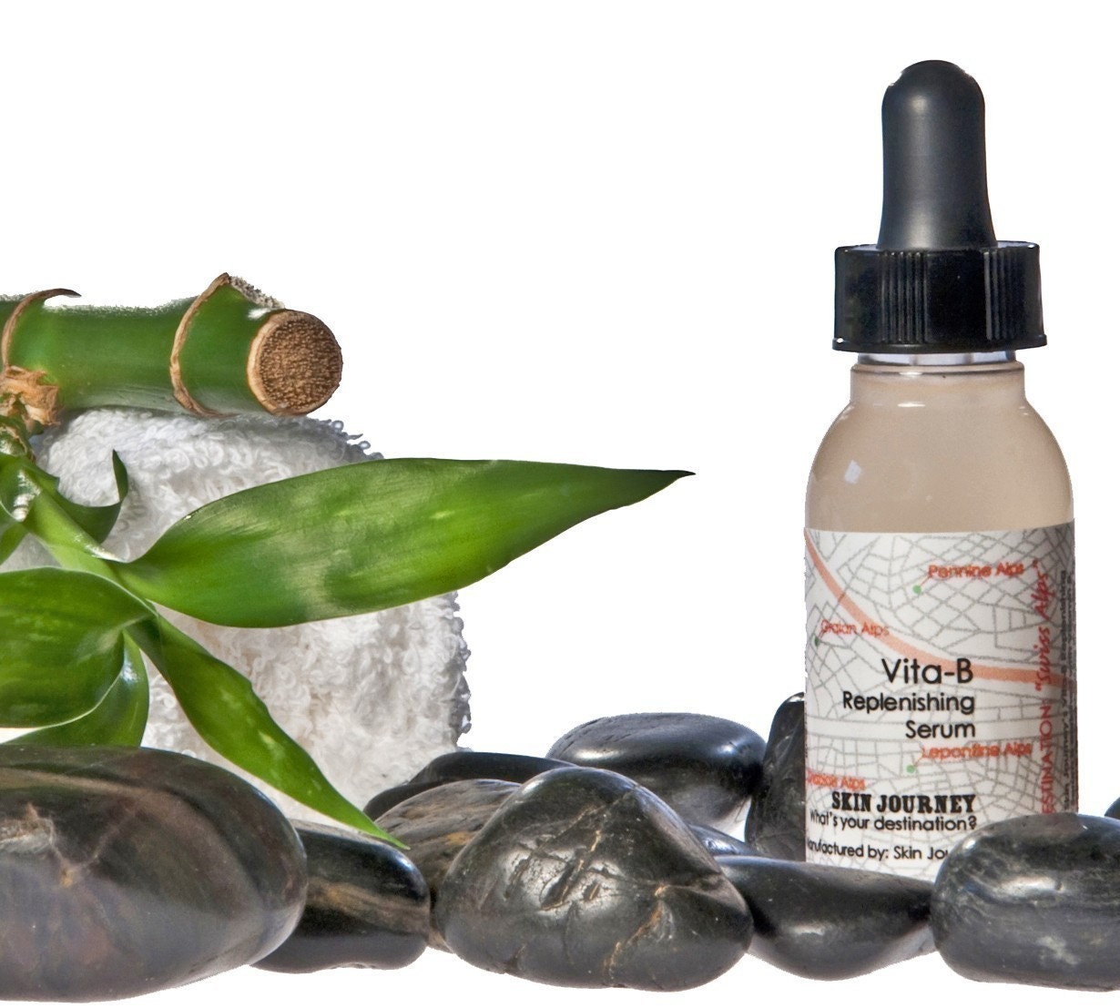 Vita-B Replenishing Serum-1oz Bottle Anti Aging serum with hyaluronic acid and botanical extracts.
