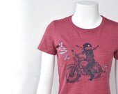 Red heather  Ninja Rider woman Tee