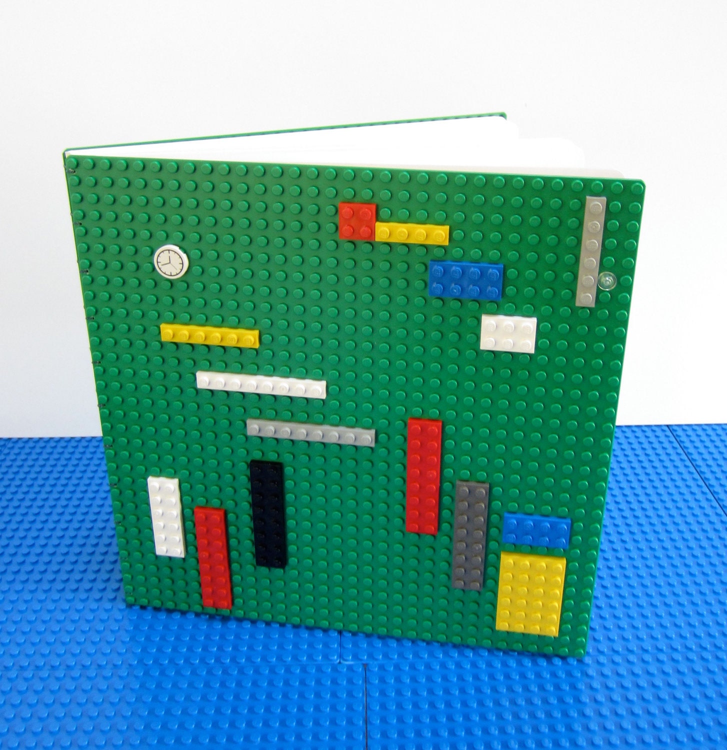 Large Coptic Bound Book with a Build Your Own Cover Design - Classic Green Covers