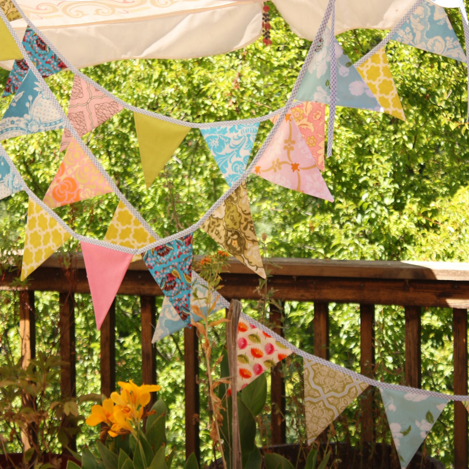 Save on a Set of 3 Custom Photo Props, Party Decorations, Bunting Flags. You Choose General Color Theme.