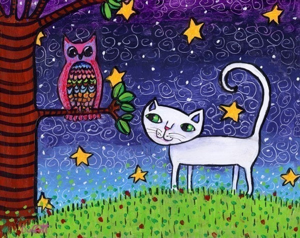 Owl and the Pussycat - Print
