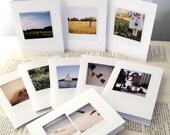 Polaroid Photo Inspirational Greeting Cards and Envelopes - Set of 9, One of Each Design, Art Stationery - Great for Grads