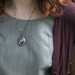 Locket - Vintage Style, Polaroid Photo - Seduction - Antique Silver Necklace - Great for Weddings, Bridesmaids, Mothers Day, Etc.