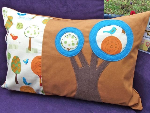 Little Birdie in a Tree - Zillow Pillow
