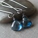 Faceted London Blue Topaz Earrings