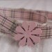 22" Infant Belt-Pink Plaid