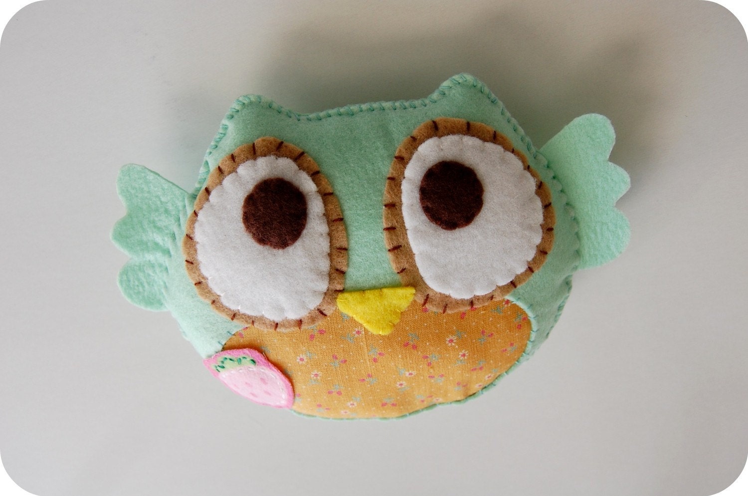 Green Plush Owl