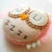 Shhhh... She is sleeping... Eco Friendly Plush Owl Stuffed Toy