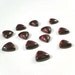 SALE Gemstone Cabochons Garnet Trilliant 8x8mm LAST TWO