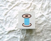 Cute Kawaii Japanese Rubber Stamp-SPOOL OF THREAD