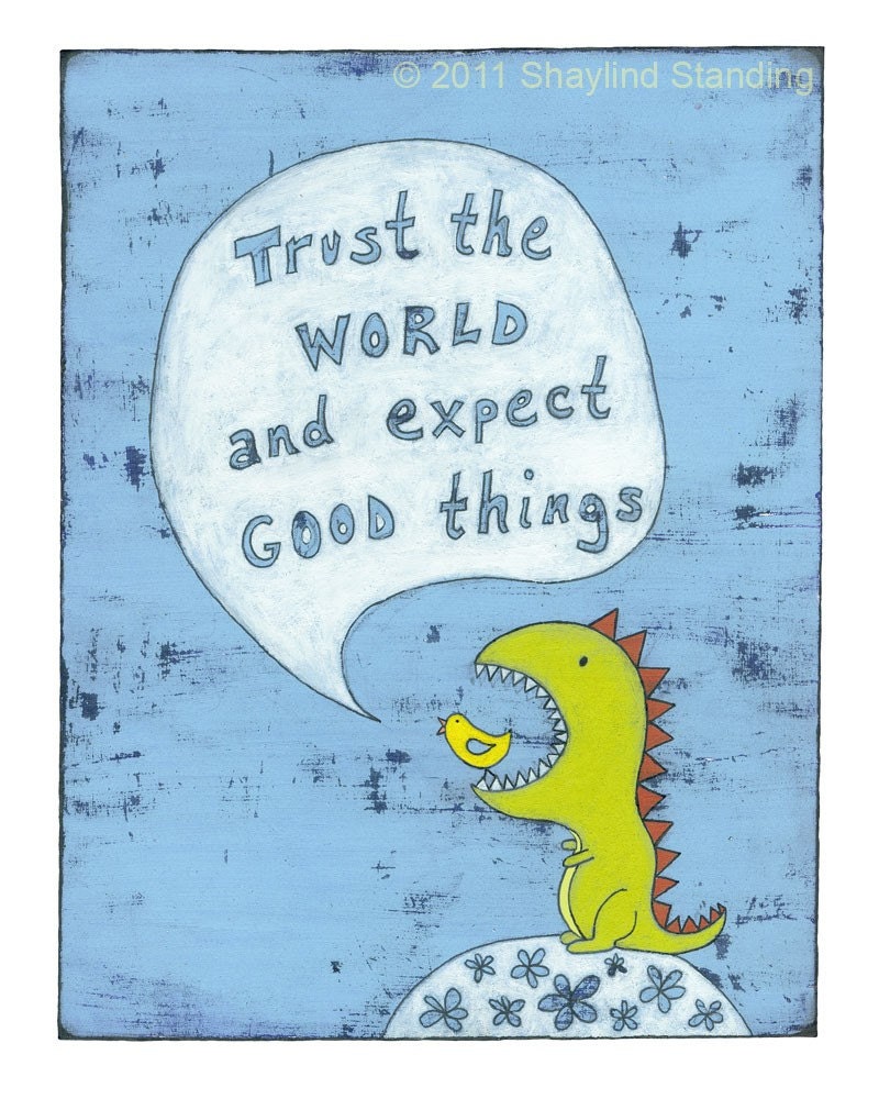 Trust the World Print