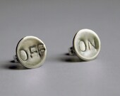 Off and On again - Earrings - Oxidized