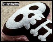 Skull Plushie Black and White Skeleton with your custom color of minky Girl Boy Unisex baby toddler child friendly