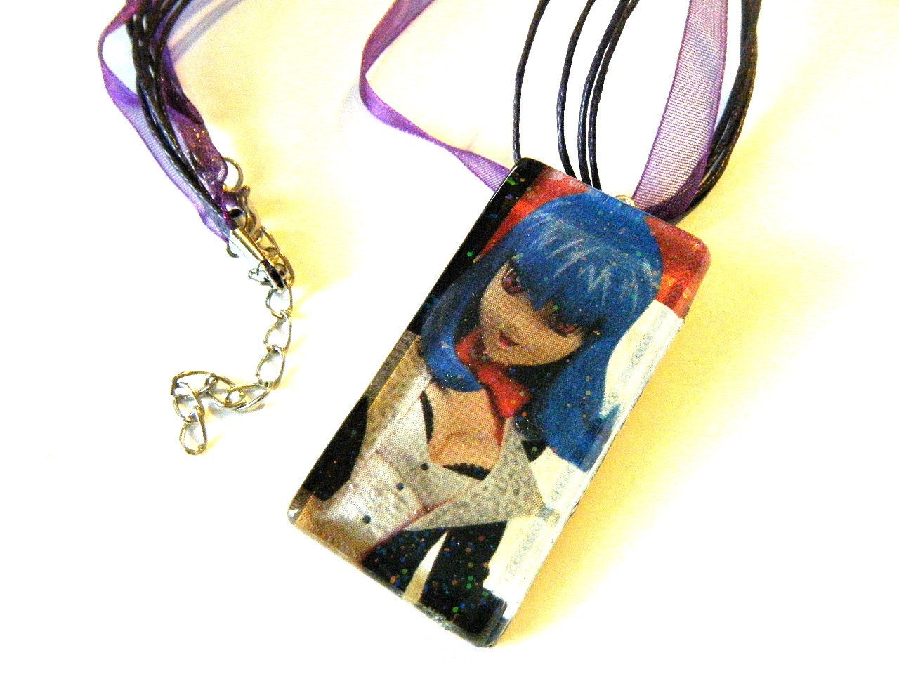 Zatanna  anime recycled comic book pendant DISCOUNTED