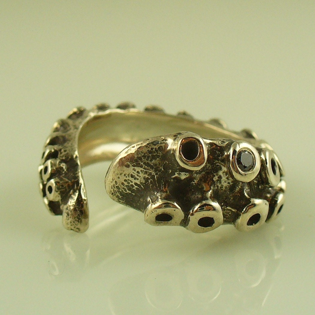 Black Diamond Tentacle Ring