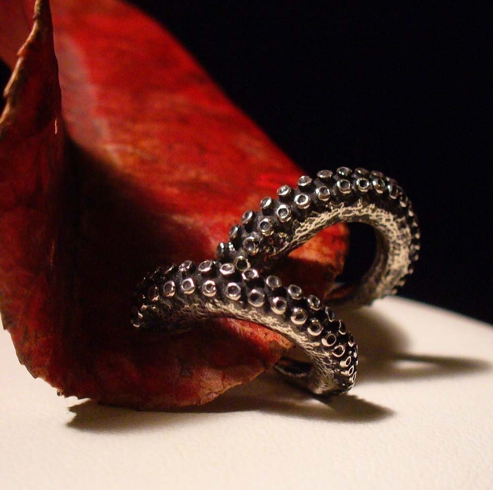 Octopus Tentacle Earrings - Curvaceous