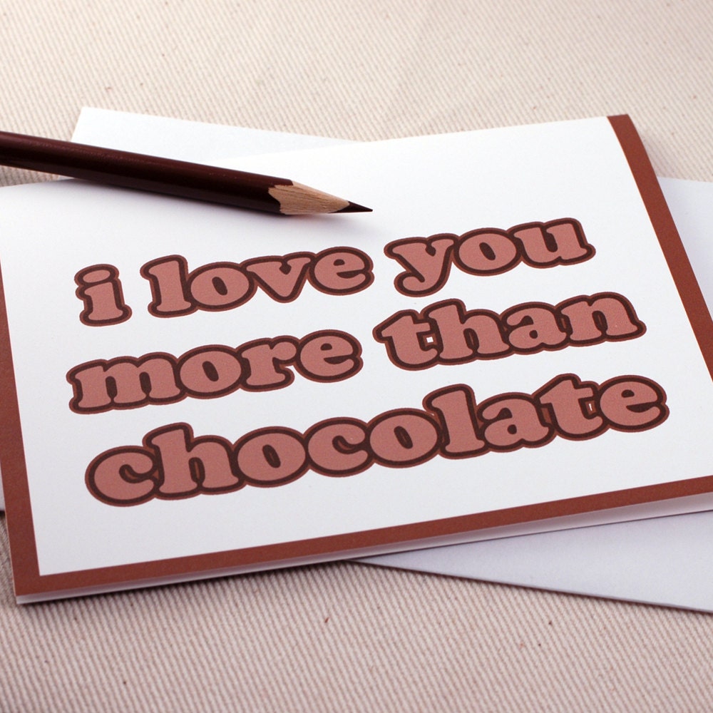 I Love You More Than Wine Card - I Love You - Valentine - Anniversary Card - Birthday Card