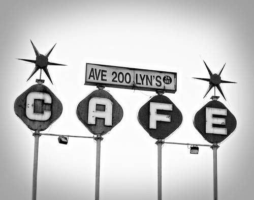 Lyn's - 11 x 14 Fine Art Photographic Print - Black and White