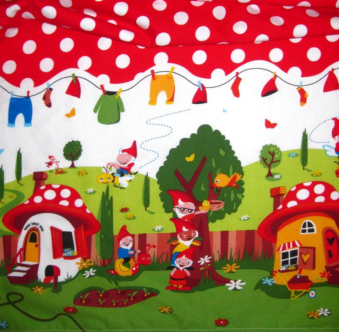 SALE Extra Large Little Gnome Blanket by henryandzoe on Etsy