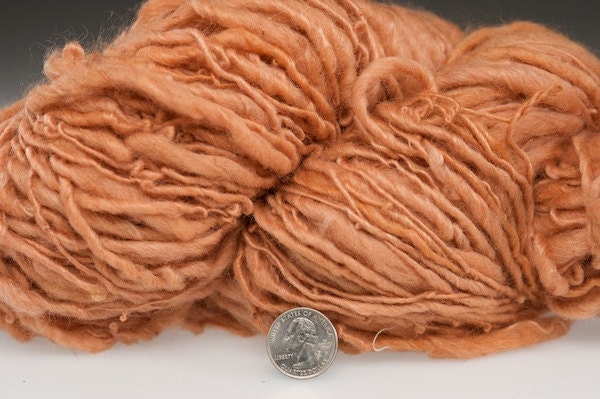 Singularities 102 Madder root mohair and wool yarn eco friendly naturally dyed 128 yards - girlwithasword