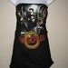 THE BEATLES halter backless tank top tunic -- DIY shredded t shirt strapless tube dress