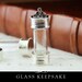 Glass Keepsake Pendant with Precious Metal Plating. The Secret Keeper with Removable cap.