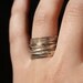 Sterling silver stacking rings set of 15