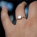Fine Silver Pebble Ring