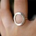 Sterling Silver Infinity ring with sterling silver band
