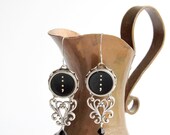 PRETTY PUNCTUATION - Vintage Typewriter Key Earrings