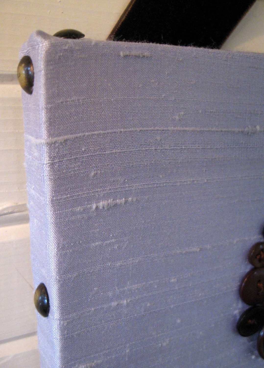 Button Monogram on Silk-Wrapped Canvas -- Custom Design Your Own -- by Letter Perfect Designs on Etsy