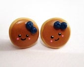 Blueberry Pancake Post Earrings