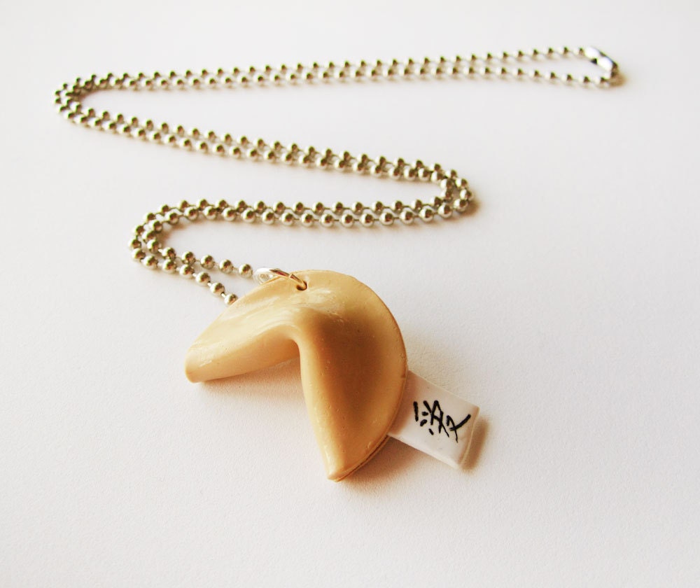 Learn Chinese Fortune Cookie Necklace - Love Ai Kanji Character