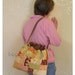 bag Quilted Drawstring Patchwork pink brown black purse Chocolate Lollipop Modern handbag purse KINDLE Handmade DIAPER tagt team