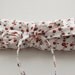 Jewelry Bag Roll Orange Gray and White