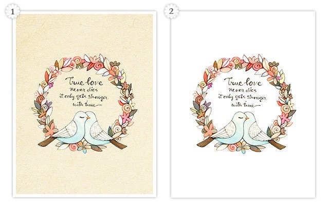 Lovebirds Print, watercolor painting, house warming gifts, true love never dies, inspirational quote