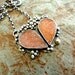 Reserved................a Chuisle mo Chroi, druzy, heart pendant, sterling, 18 karat gold, Pendant