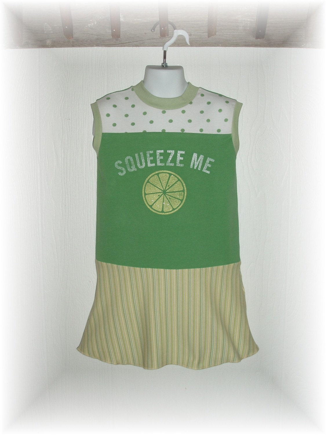 Upcycled Repurposed Squeeze Me Dress Size 3