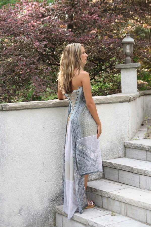 Silver Fairytale Goddess Gown
